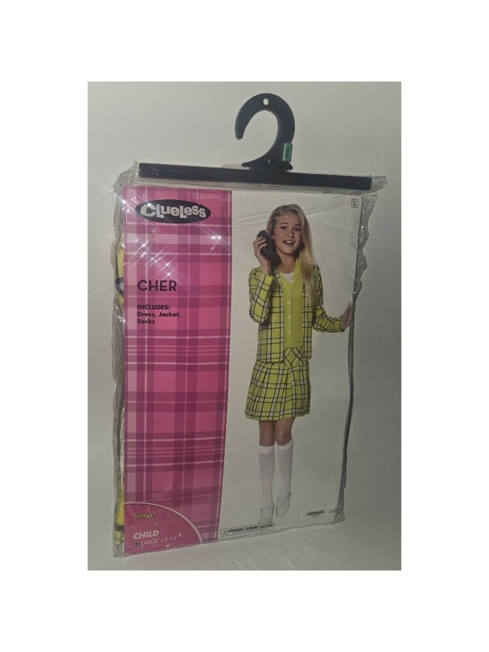 Clueless Cher Halloween Costume Girls Large 12-14 Dress Jacket Spirit
